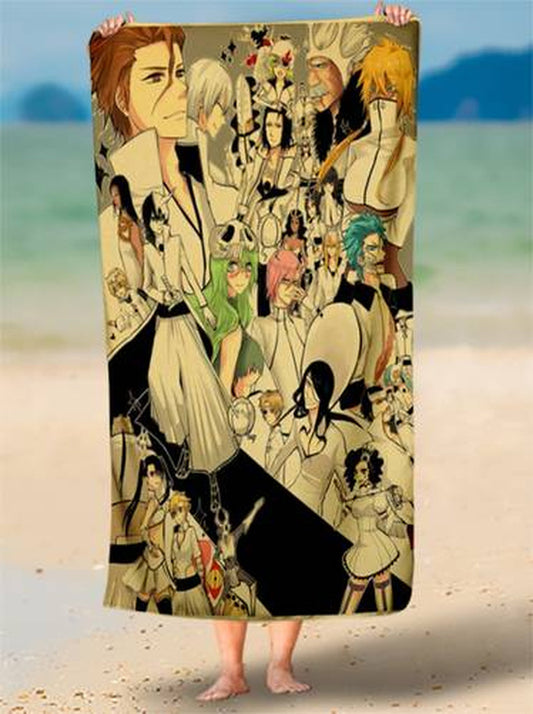 Toalha de Praia Byakuya Kuchiki Personalizada