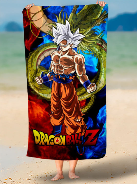 Toalha de Praia De Gogeta Fusão Edição De Personalizada