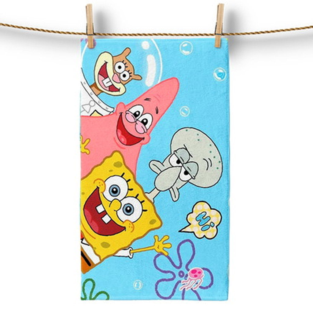 Toalha de Lavabo Bob Esponja Modelo 3 Personalizada