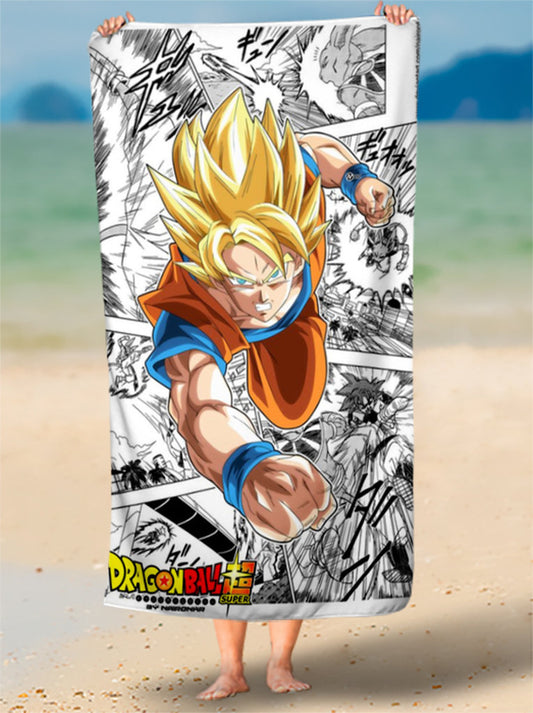 Toalha de Praia De Mestre Kame Otaku Personalizada