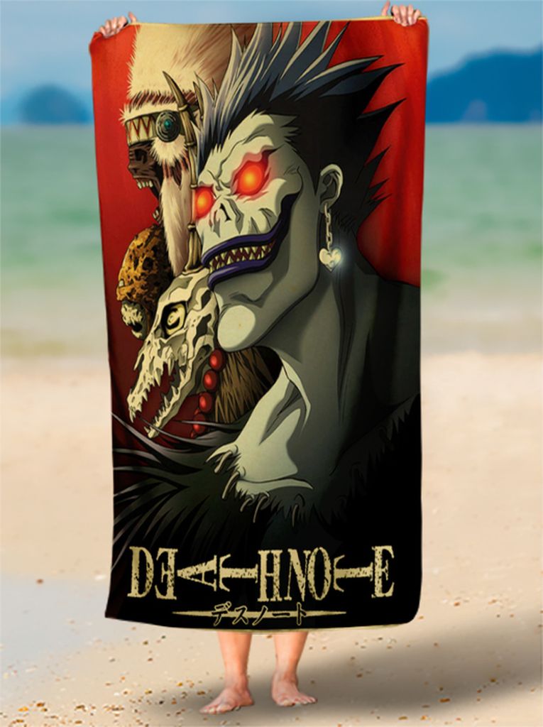 Toalha de Praia De Light Yagami Presente Personalizada