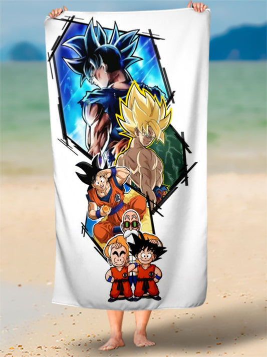 Toalha de Praia De Shenlong Presente Ideal Personalizada