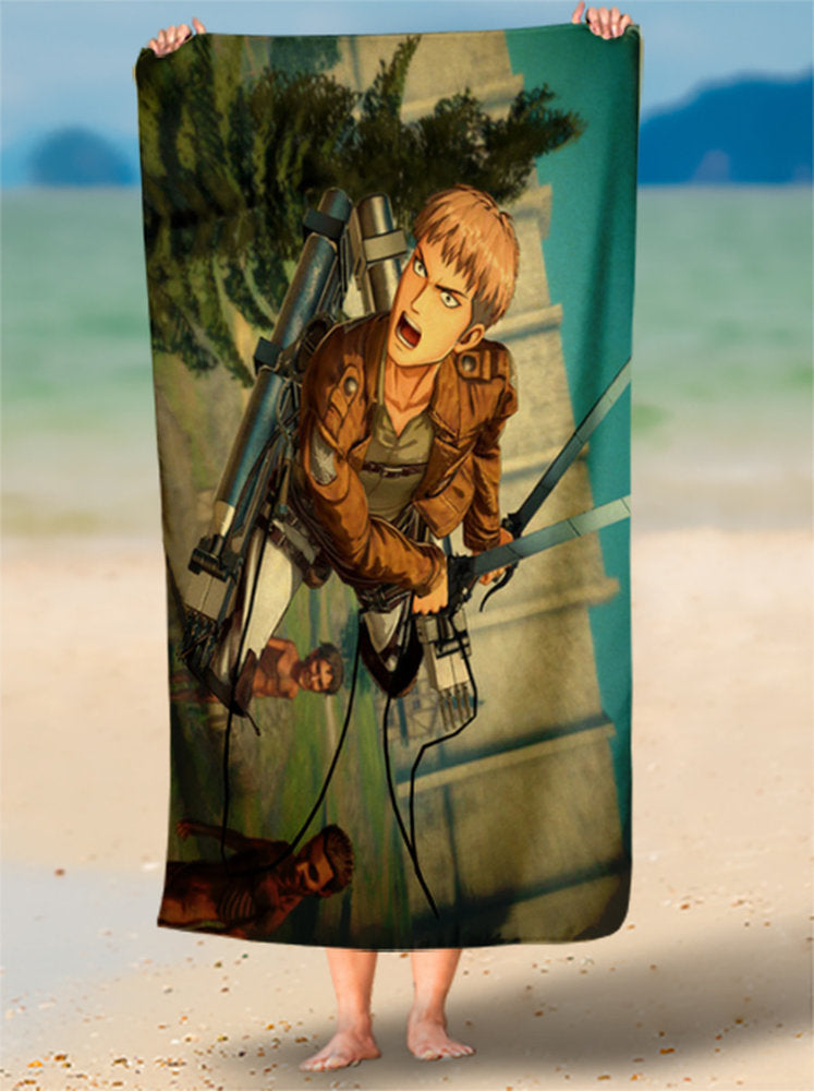 Toalha de On Titan Estilo Para Todo Otaku Personalizada