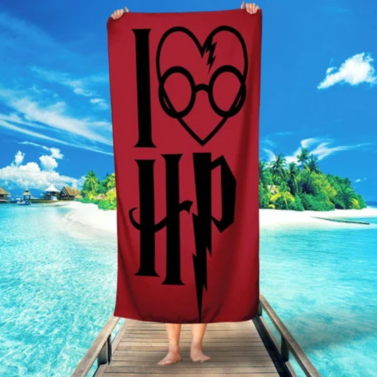 Toalha de Praia Harry Potter Personalizada