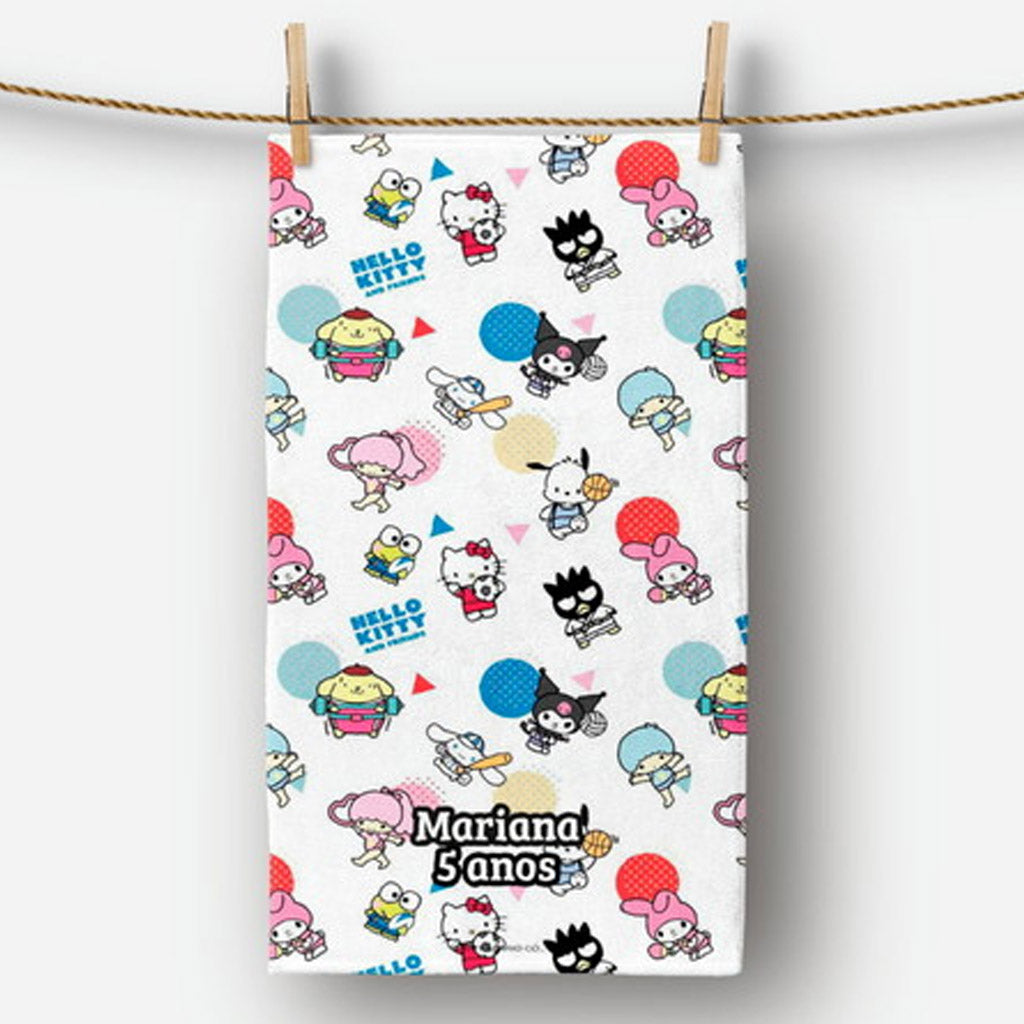 Toalha de Lavabo Hello Kitty Modelo 3 Personalizada