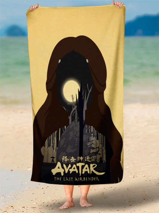 Toalha de Praia Avatar Kyoshi Guerreira Personalizada