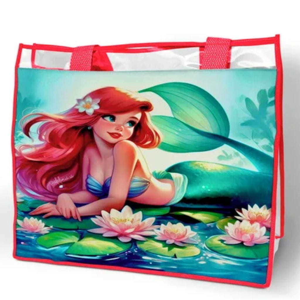 Bolsa de Praia Ariel Sereia Personalizada