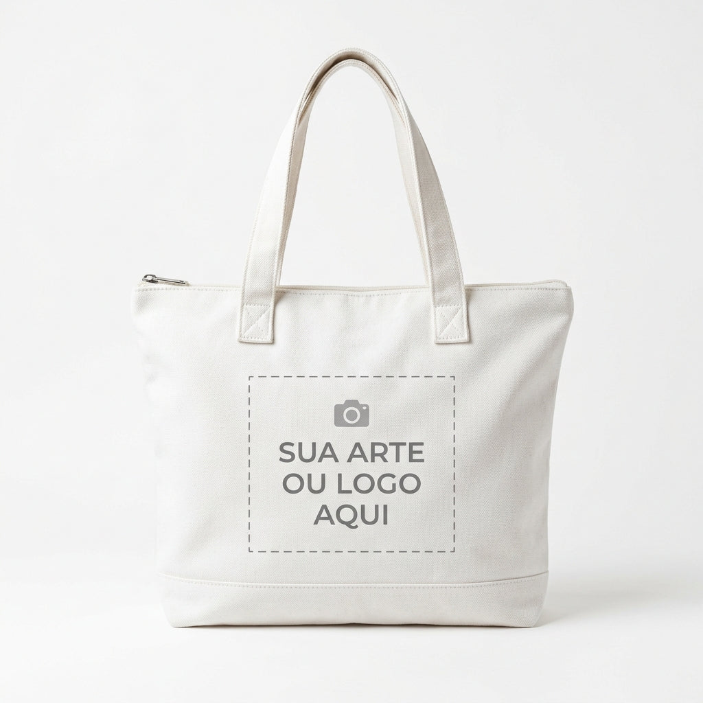 Bolsa de Praia com Zíper Personalizada Sua Arte Aqui - DigiStampa