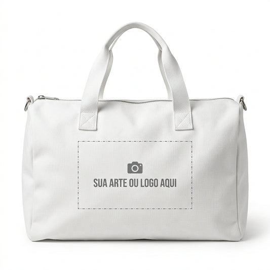 Bolsa de Viagem Grande com Alças e Zíper Sua Arte Aqui - DigiStampa