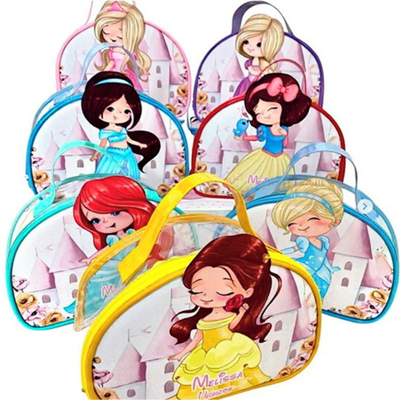 Bolsinha Meia Lua Princesas Disney Personalizada