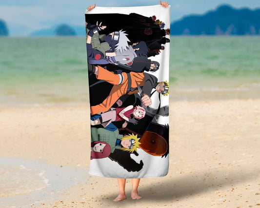 Toalha de Naruto E Sasuke O Presente Ideal Personalizada