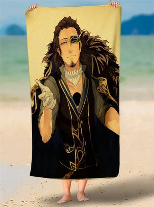 Toalha de Praia De Renji E Rukia Presente Personalizada