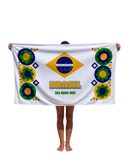 Toalha de Com Nome Edição Especial Copa Tbra19 Personalizada
