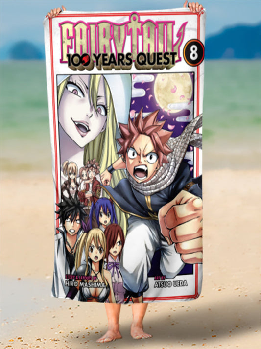 Toalha de Praia Guilda Fairy Tail Seu Nome Na Personalizada