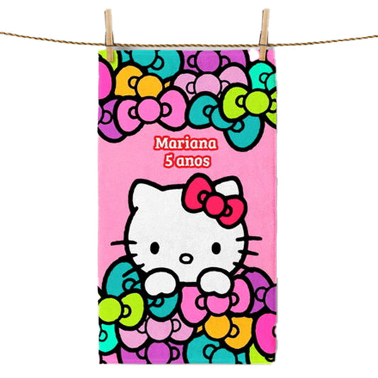 Toalha de Lavabo Hello Kitty Personalizada