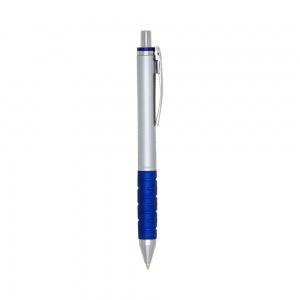CANETA PLÁSTICA COM SUA LOGO PONTA  MACIA personalizado AZUL detalhe 14 DigiStampa