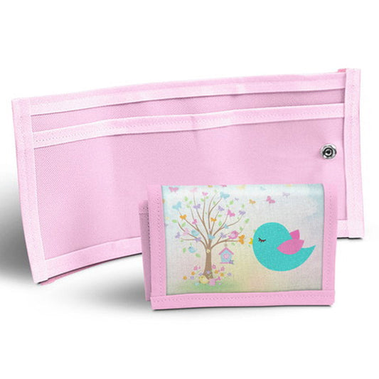 Carteira Infantil Jardim Encantado Personalizada