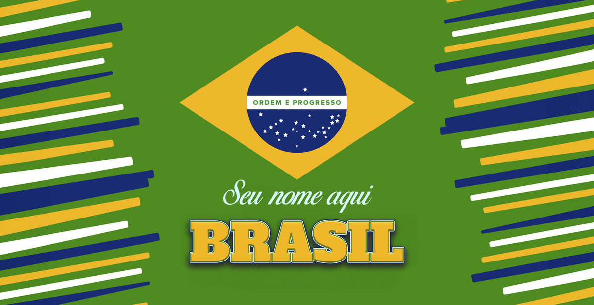 Toalha de Com Nome Edição Copa 2026 Tbra06 Personalizada
