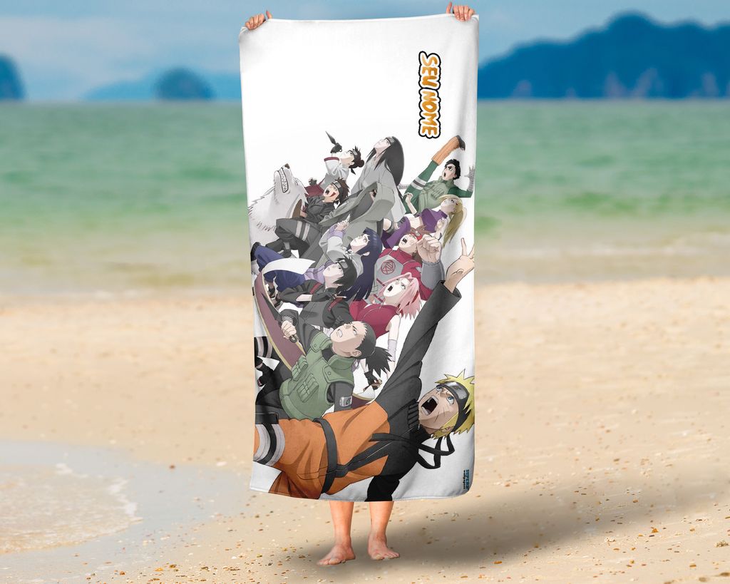 Toalha de Gaara Do Deserto Poder Único Ninja Personalizada