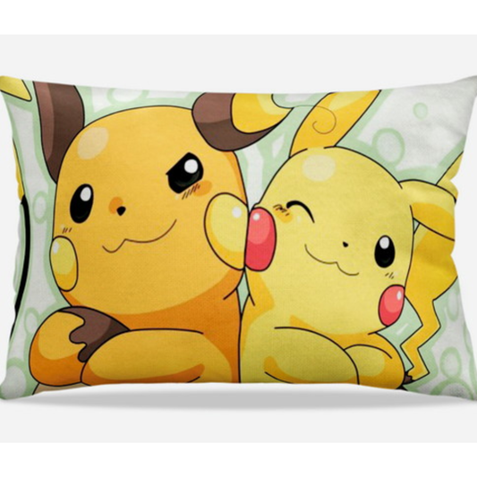 Almofada personalizada Retangular: Pokémon com Pikachu e Raichu
