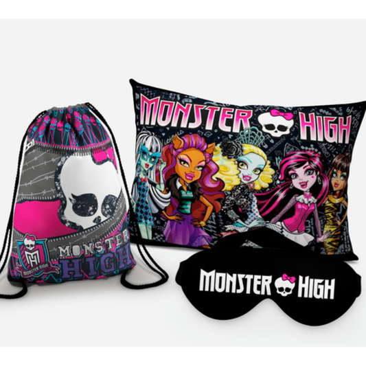 Almofada 20x30 Monster High Caveira + Máscara Personalizada