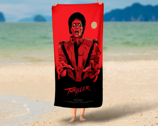 Toalha de Praia De Michael Jackson Modelo 3 Personalizada