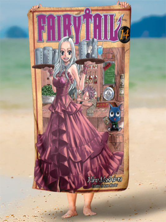Toalha de Praia Cana E Cartas Magia Única Nome Personalizada