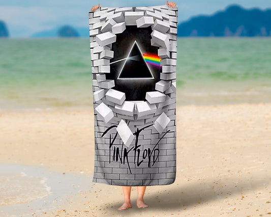 Toalha de Praia De Pink Floyd Modelo 3 Personalizada