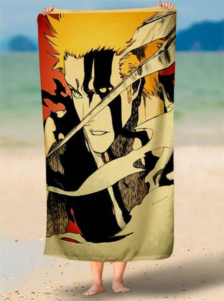 Toalha de Praia Bleach Tybw Coleção Exclusiva Personalizada