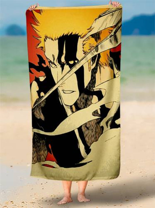 Toalha de Praia Bleach Tybw Coleção Exclusiva Personalizada