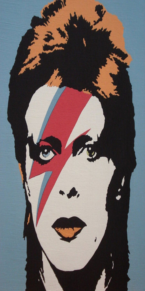 Toalha de Praia De David Bowie Personalizada