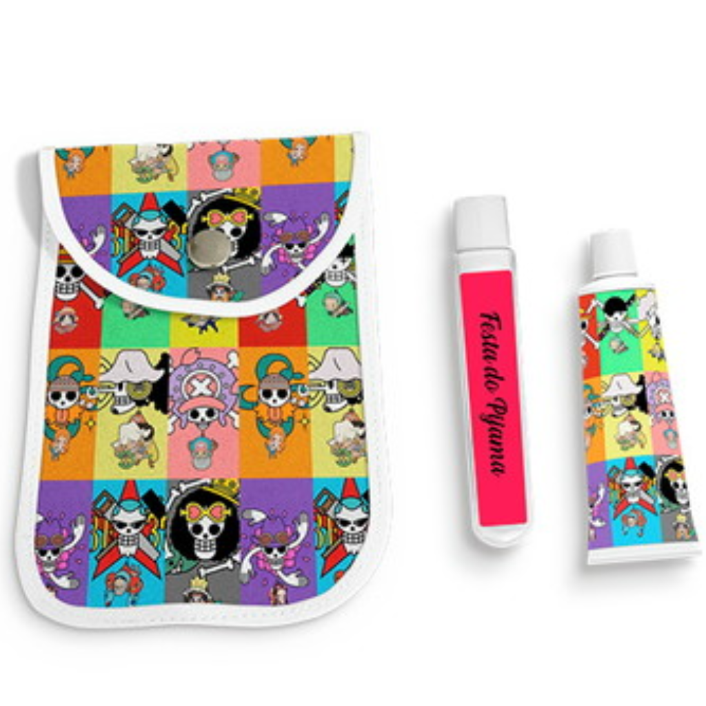 Kit Higiene Infantil One Piece Anime Personalizado