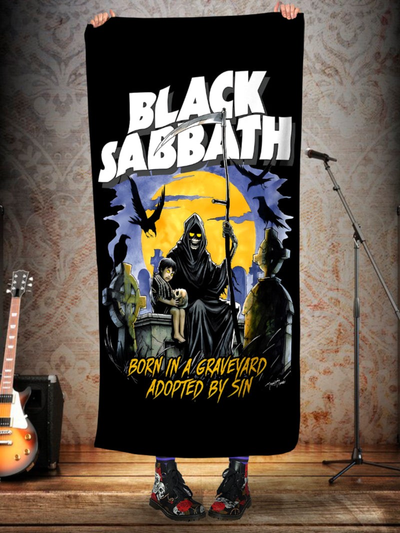 Toalha de Black Sabbath De Com Nome Tmus91 Personalizada