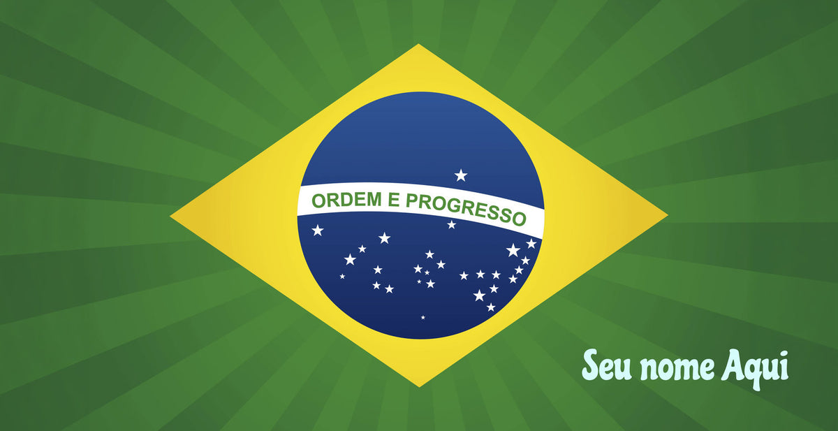 Toalha de Com Nome Edição Copa 2026 Tbra05 Personalizada