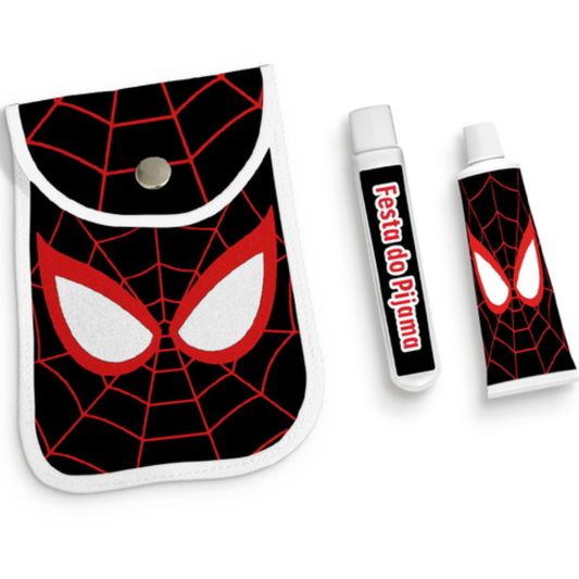 Kit Higiene Infantil Homem-Aranha Versus Personalizado