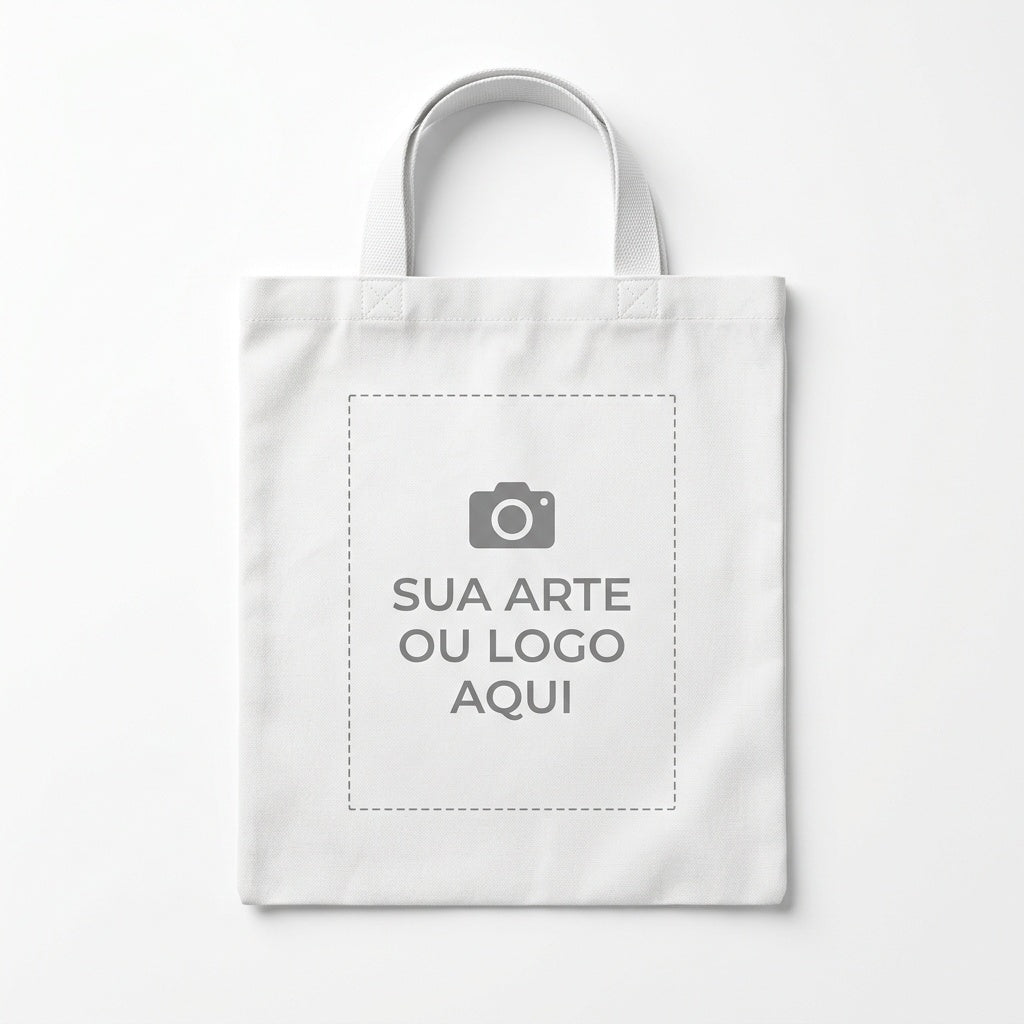 Ecobag 30x40 cm Sacola de Mão Grande Personalizada Sua Arte Aqui - DigiStampa