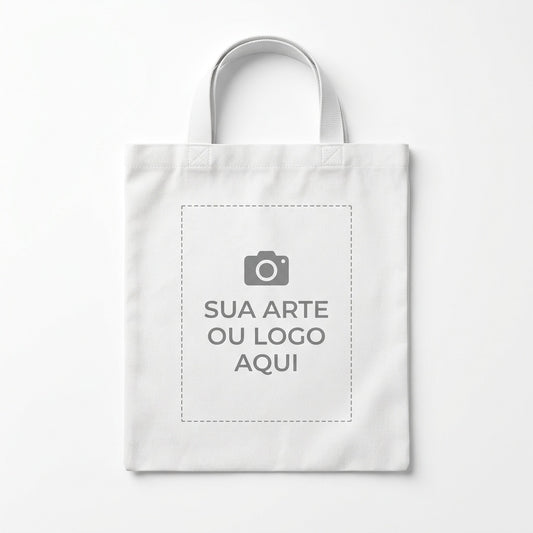 Ecobag 30x40 cm Sacola de Mão Grande Personalizada Sua Arte Aqui - DigiStampa