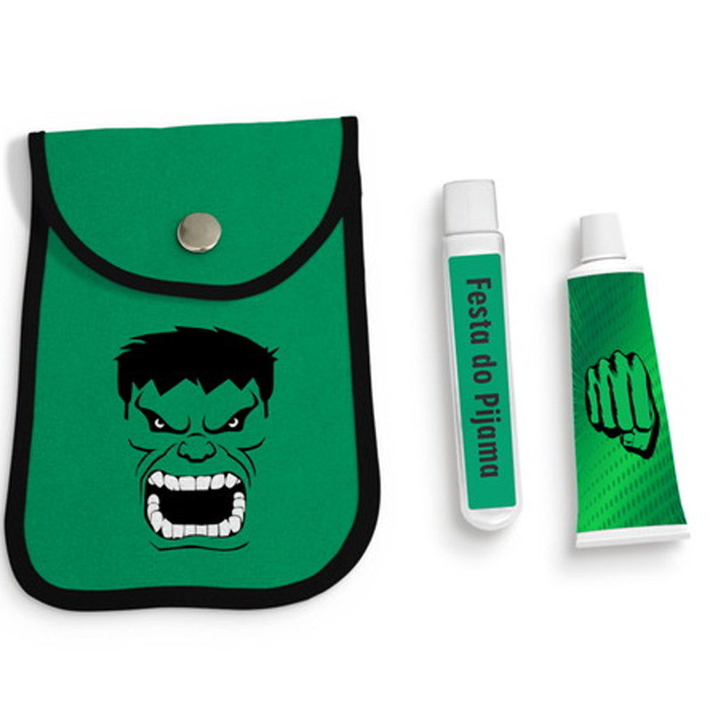 Kit Higiene Infantil Hulk Incrível Personalizado