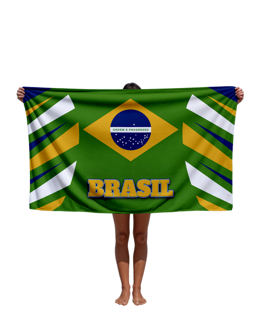 Toalha de Com Nome E Número Escolhido Tbra10 Personalizada
