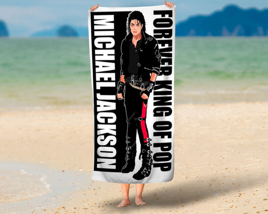 Toalha de Praia De Michael Jackson Personalizada