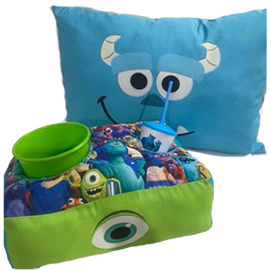 Kit Almofada Pipoca Monstros S.A. Personalizado