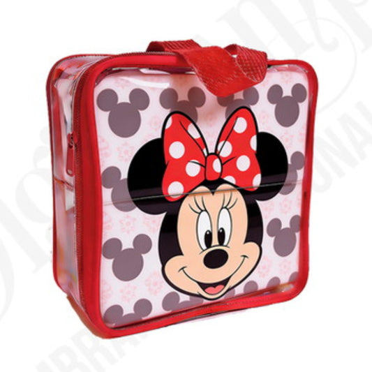 Kit Nécessaire Triplo Cristal G Minnie Personalizado