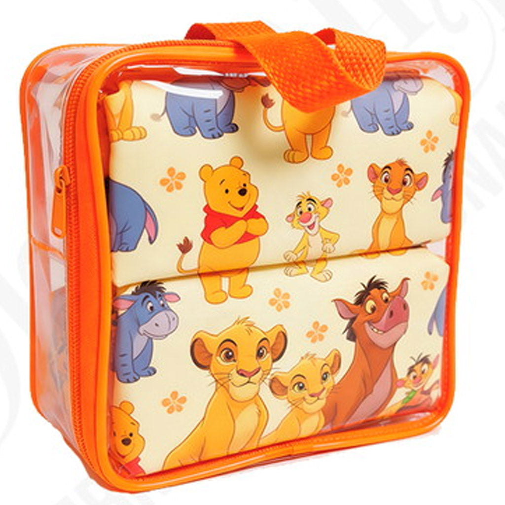 Kit Nécessaire Triplo Cristal G Urso Pooh Personalizado