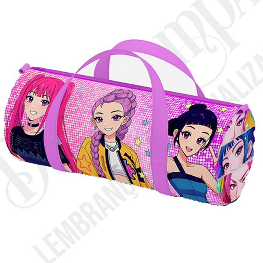 Mala de Viagem Infantil Guerreras K Pop Personalizada