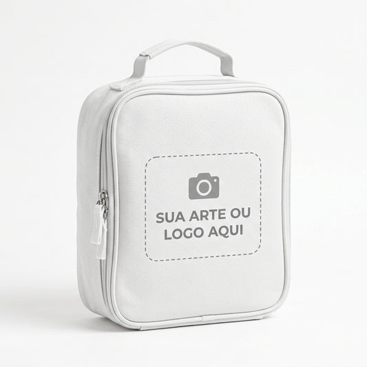 Mini Mala de Viagem Infantil Costurada com Alça de Mão Sua Arte Aqui - DigiStampa