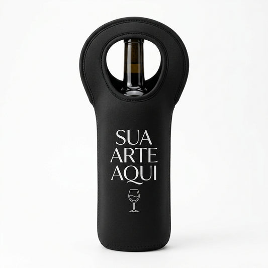 Porta Vinhos em Neoprene Sua Arte Aqui - DigiStampa