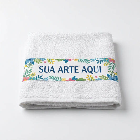 Toalha de Lavabo e Escolar 30x50 cm Sua Arte Aqui - DigiStampa