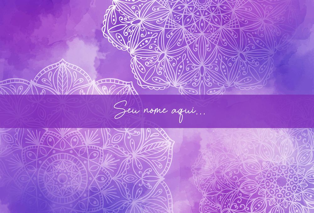 Canga Com Nome Personalizado Saida de Praia Mandala 02 - Imagem 2