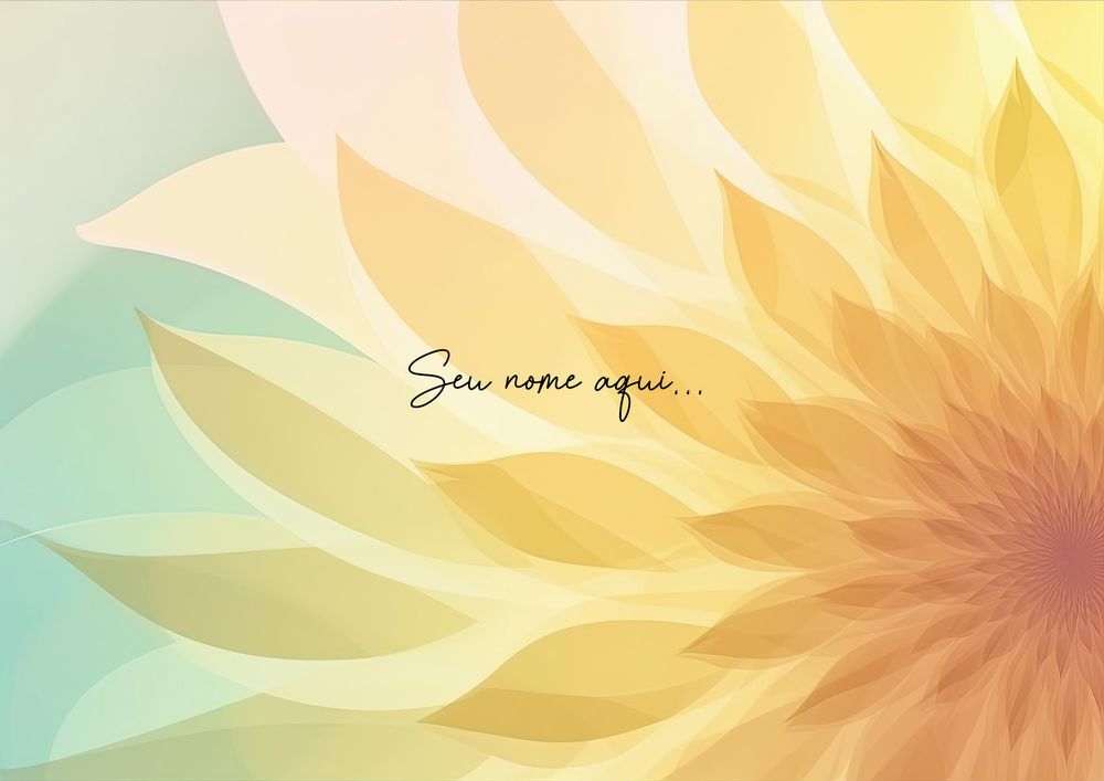 Canga Floral Personalizamos com nome 90x135cm FLORAL71 - Imagem 2