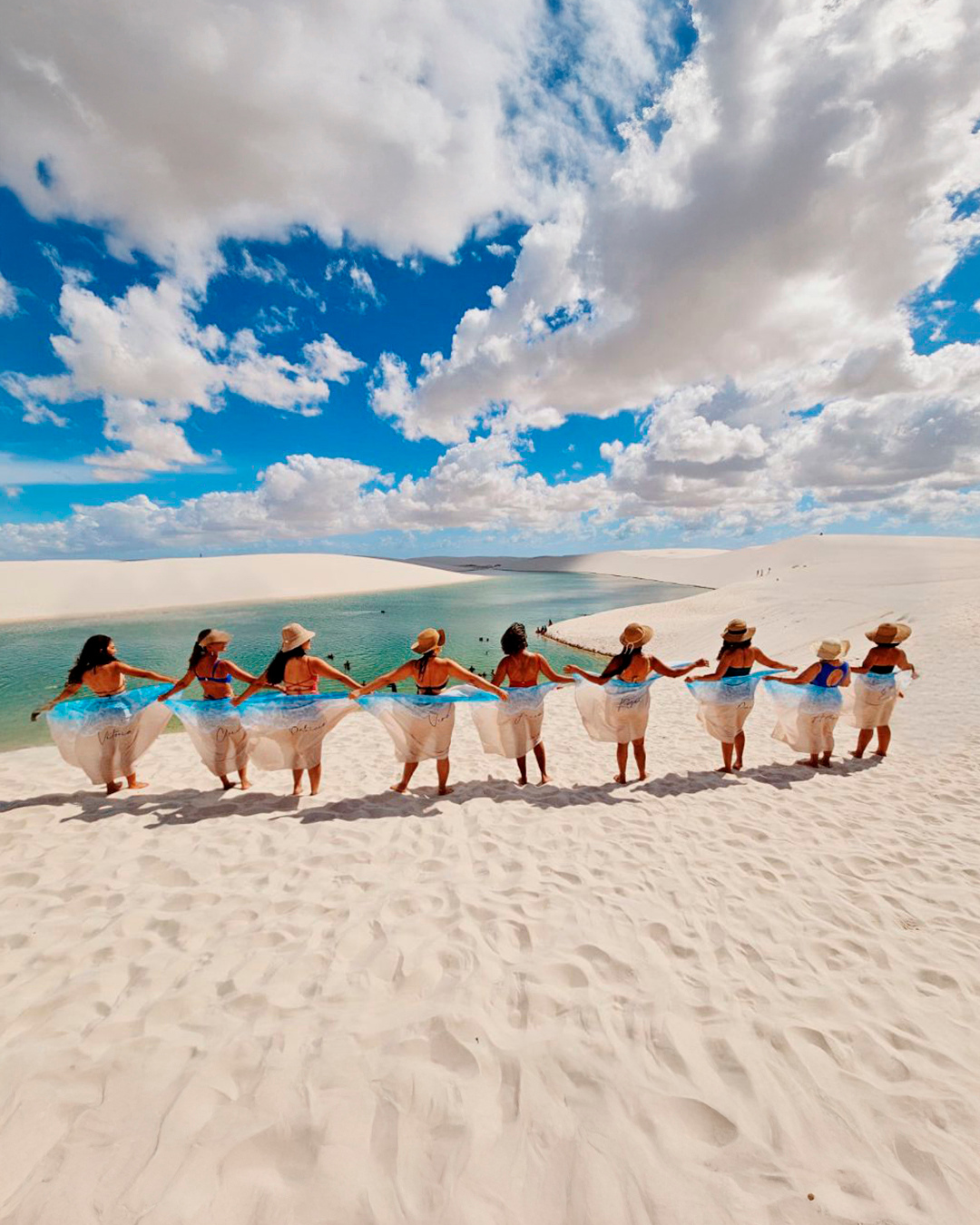 Canga Floral Personalizamos com nome 90x135cm FLORAL69 - Imagem 3